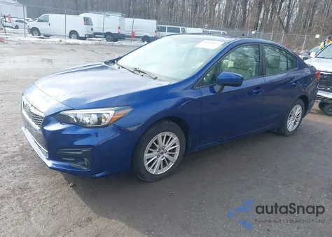 2018 Subaru Impreza 2.0I Premium z USA, uszkodzony, nr VIN 4S3GKAD69J3606300